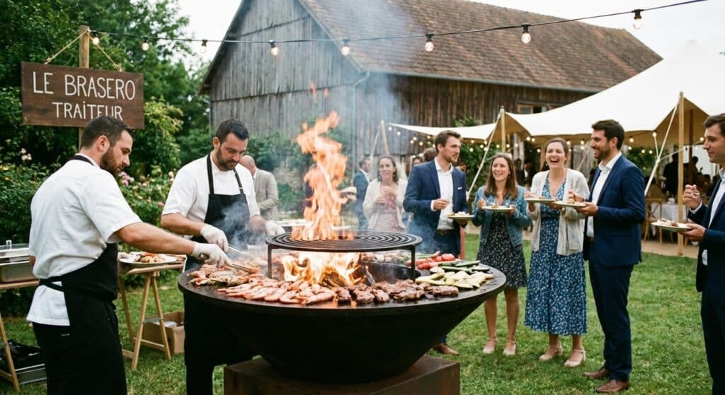 traiteur brasero alsace mariage à Illkirch