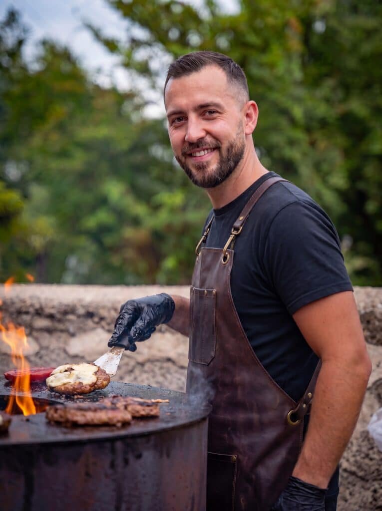 Marvin traiteur brasero chez Braseroc