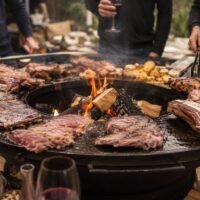 Viande pour grande tablée brasero