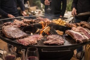 Viande pour grande tablée brasero
