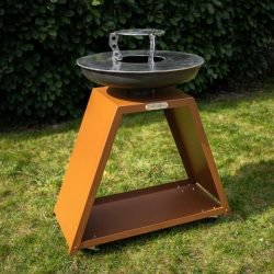 Petit brasero plancha trapeze couleur mars 25